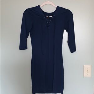 Navy Blue Bodycon Dress